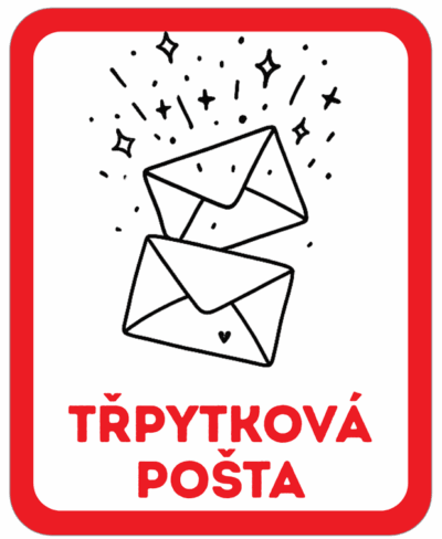 Trpytkova posta třpytková pošta glitter mail