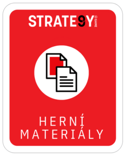 herní materiály ke hře STRATE9Ygame
