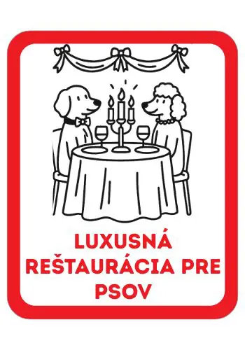 luxusná reštaurácia pre psov