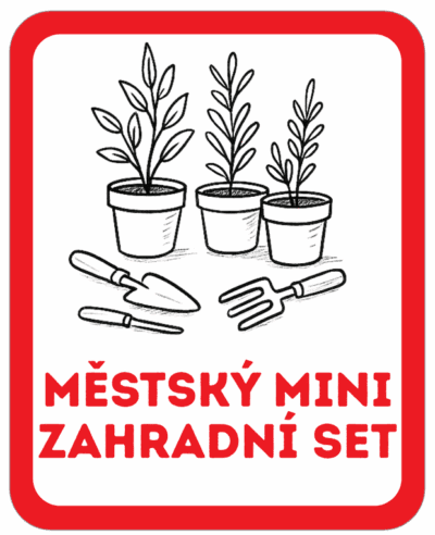 MESTSKý mini zahradný set
