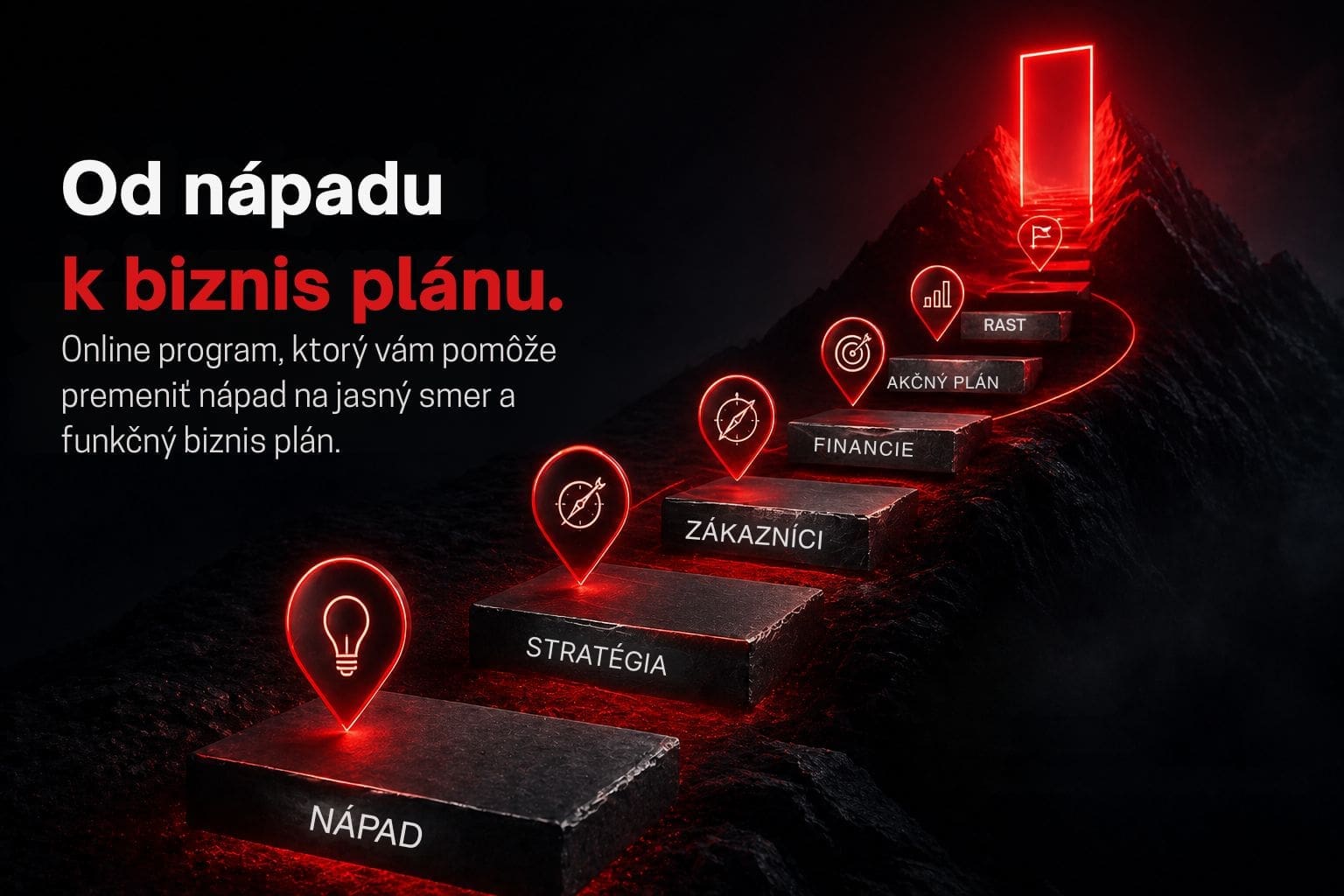 Nenechajte si svoj nápad len tak v hlave. Za 90 dní z neho vytvorte biznis plán. 1 STRATE9Y program od nápadu k biznis plánu